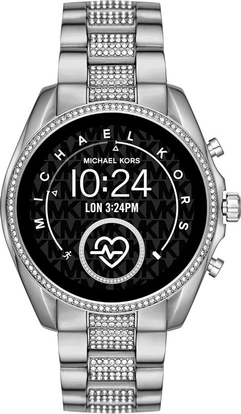 michael kors smart watches silver|michael kors smartwatches for women.